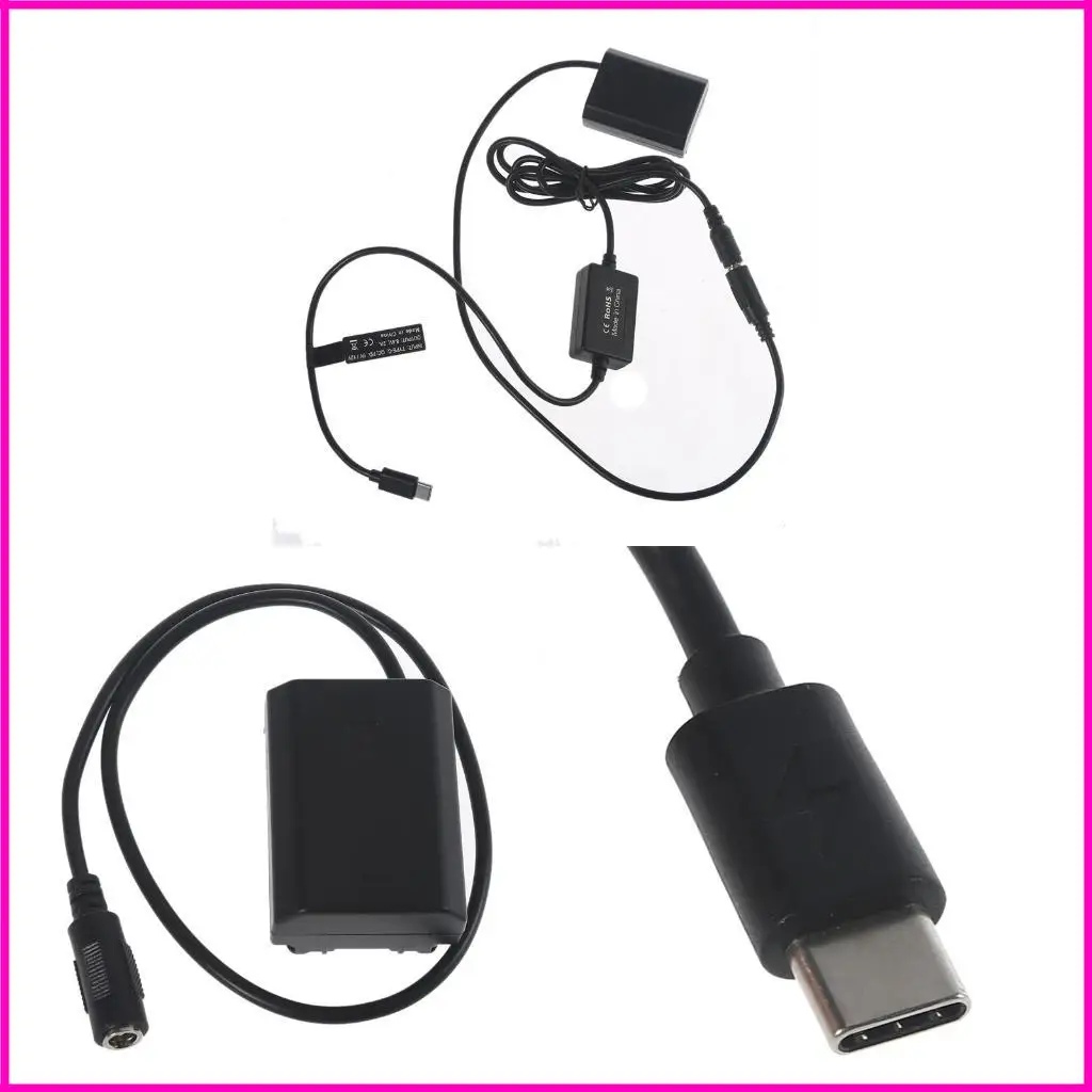 Camera External Power Source Type-C to FZ100 Dummy Battery for A7III A7S III