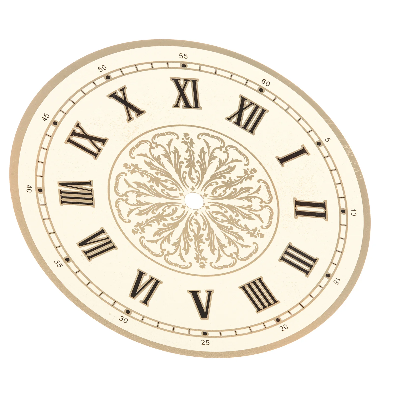 

Wall Replacement Aluminum Roman Numeral Accessories For Diy Sturdy Movement Parts Plate Round Disc Clock Board Diy Round
