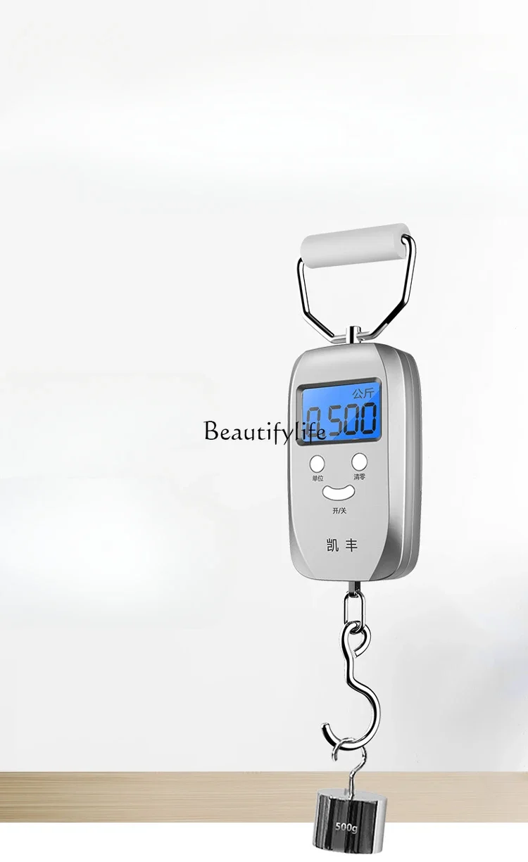 Mini Spring Portable Electronic Scale Commercial Portable Small High Precision Household Express Scale