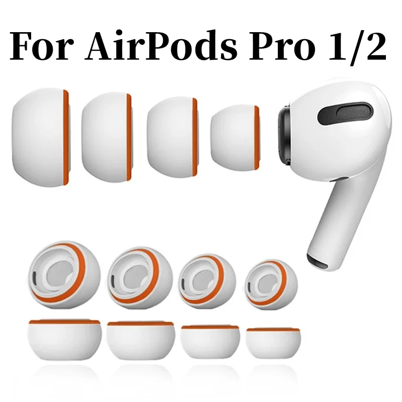 Embouts d'écouteurs en silicone liquide pour Apple Airpods Pro, embouts insonorisants pour écouteurs Apple Airpods Pro 1/2 génération