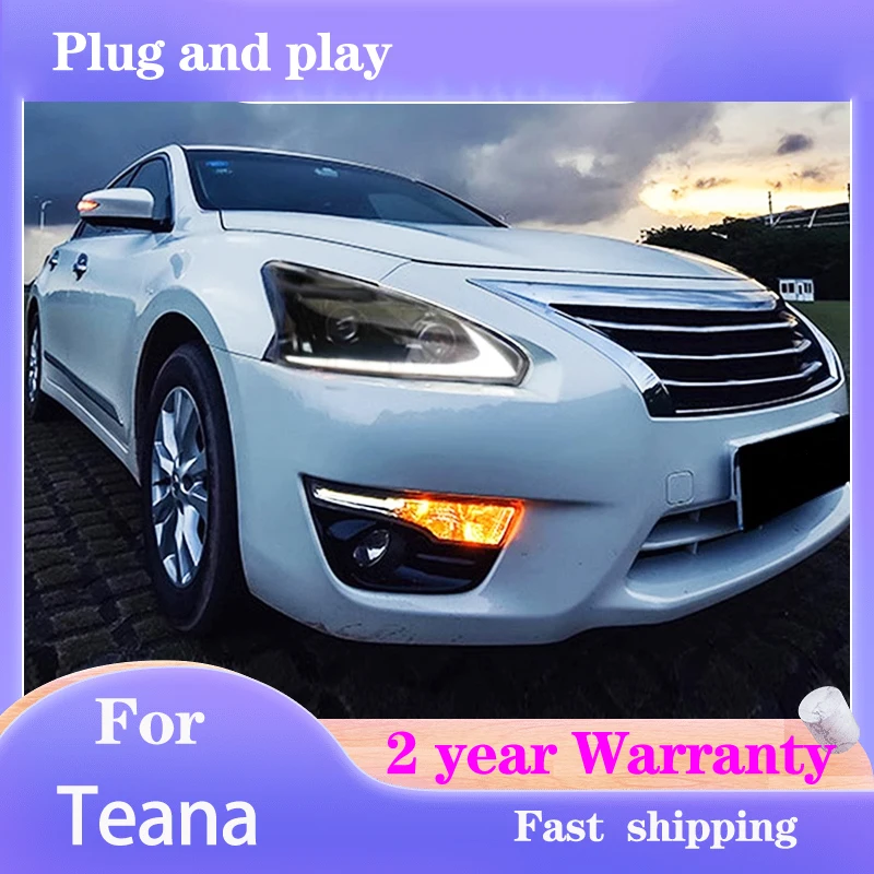 

Car Styling for Nissan Teana Headlamp 2013-2015 Altima Headlight DRL Turn Signal High Beam Projector Lens