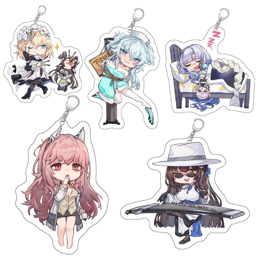 Loen Store Project Neural Cloud game role Cute Acrylic Keychain Figure wholesale keyring Beautiful backpack pendant holiday gift