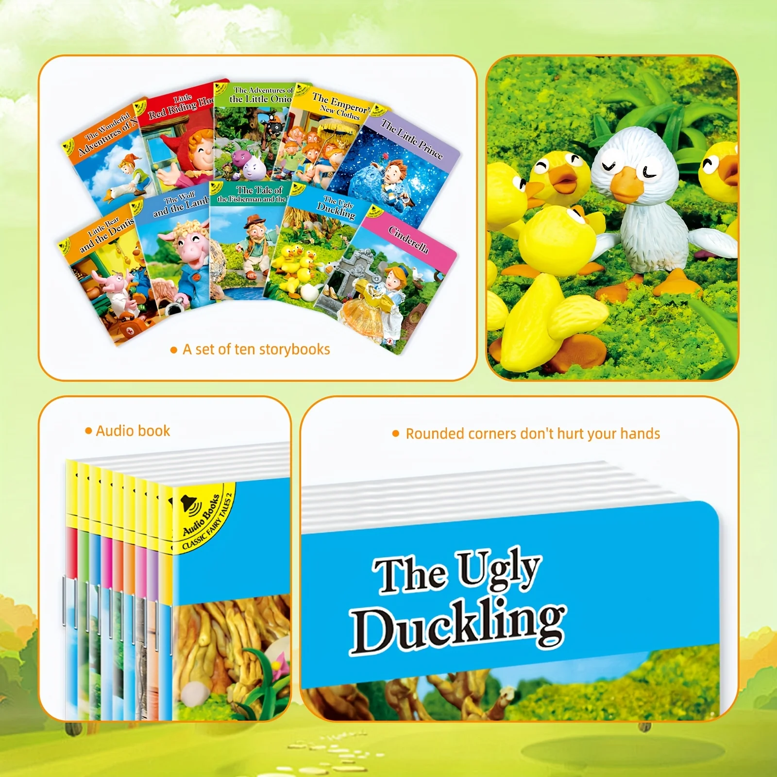 مجموعة واحدة جديدة مكونة من 10 كتب قصص ما قبل النوم الإنجليزية للأطفال، قصان جديدة لمرة النوم للأطفال، مناسبة لمواد القراءة القصيرة