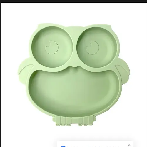 Baby Safe Silicone Dining Plate Suction Cartoon Children Dishes Feeding Toddler Training Tableware Retro Kids Smile Face Bowl - Image 14