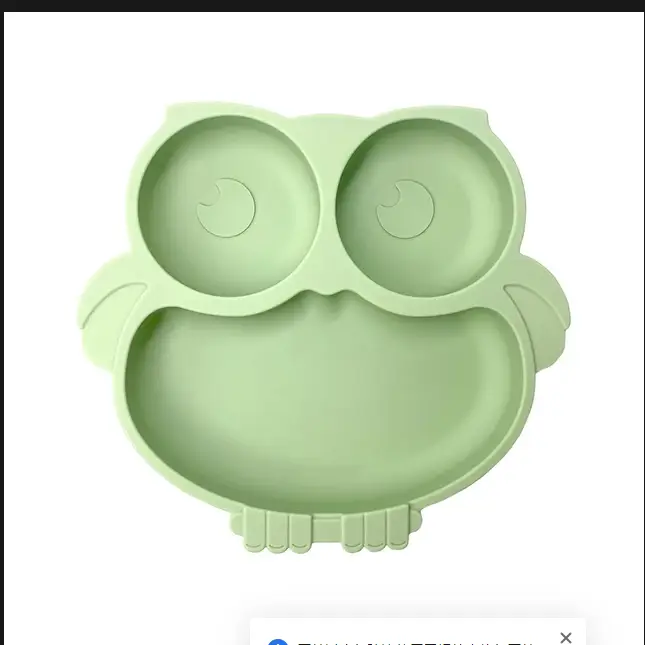 Baby Safe Silicone Dining Plate Suction Cartoon Children Dishes Feeding Toddler Training Tableware Retro Kids Smile Face Bowl - Image 14
