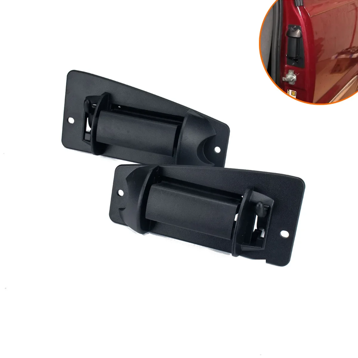 

Pair Rear Outside Door Handle for 99-07 Chevy Silverado GMC Sierra Extended Cab 15758172 15758171