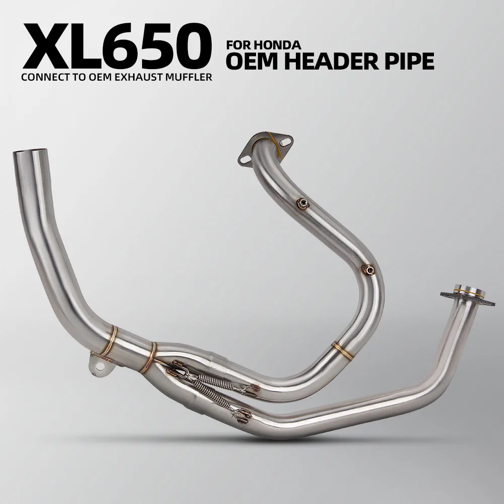 

Motorcycle Exhaust For Honda XL650V XL650 Transalp Transalp650 XL 650 V Stainless Manifold Original Interface Connect Muffler