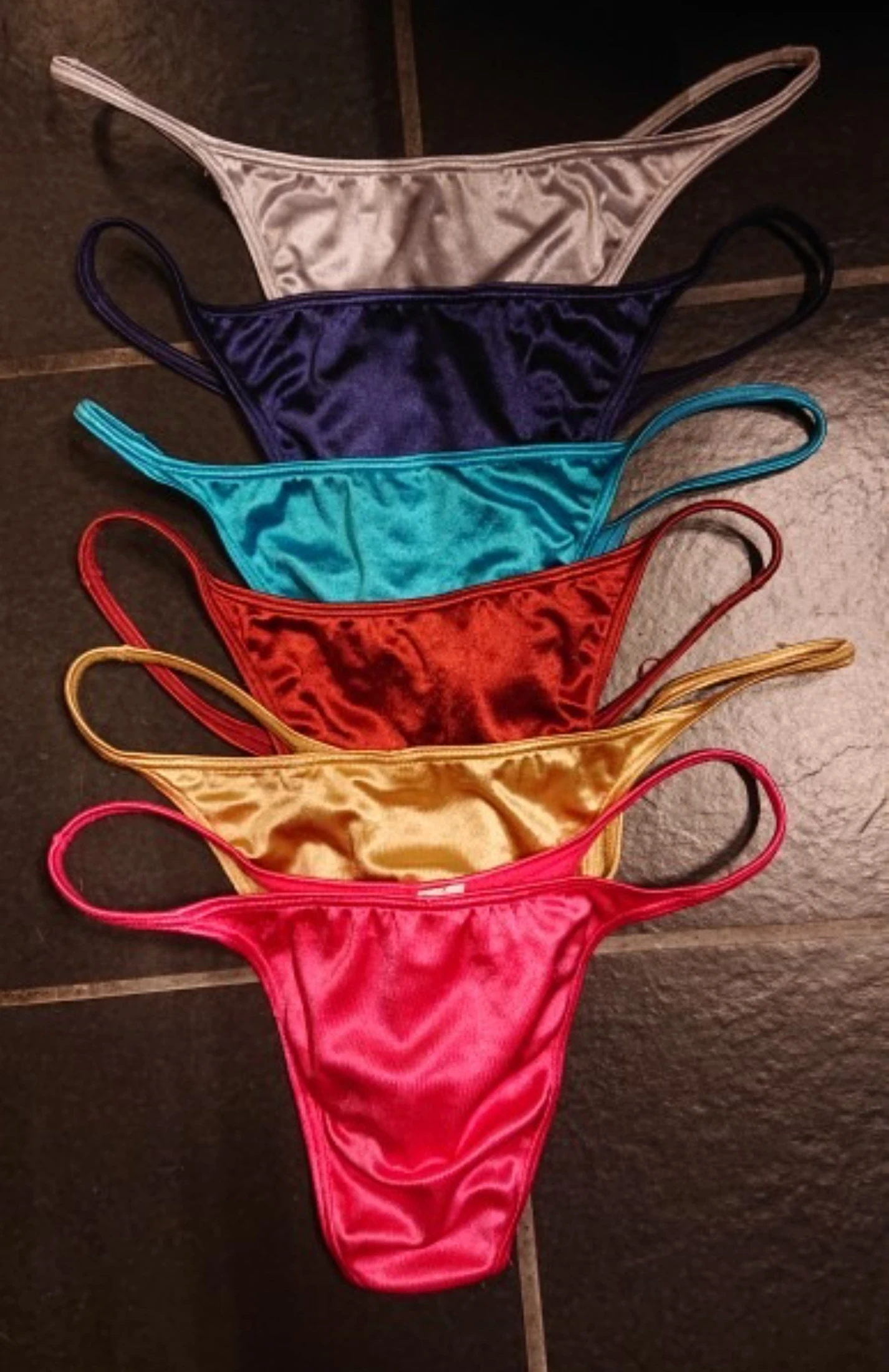 

Sexy Silky Bikini Men's Brief Underwear Open Sides Bulge Pouch Male Bikini Lingerie Low Rise Tangas Smooth Breathable Stretch