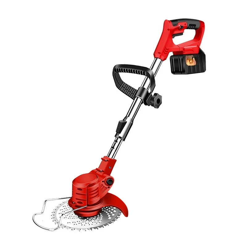 Lithium battery lawn mower, weeding artifact, handheld small lawn mower,multi-functional high-power soil scarifier for household