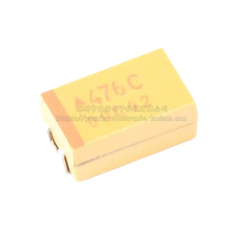 20PCS/Original Genuine Patch Tantalum Capacitor 7343D 16V 47UF ± 10% TAJD476K016RNJ