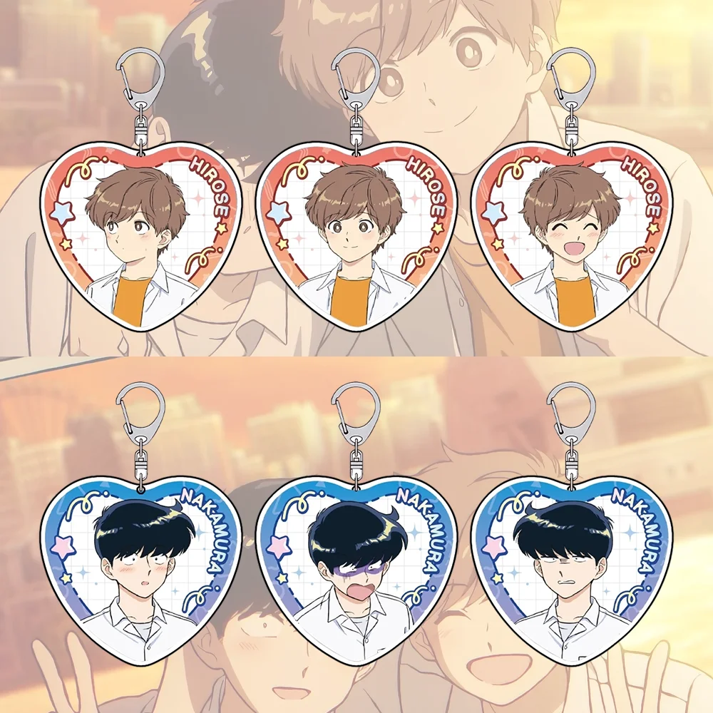 Go For It, Nakamura-kun!! 6cm Acrylic Keychain ‘Aiki Hirose and Okuto Nakamura’ Backpack Accessory Birthday Gift