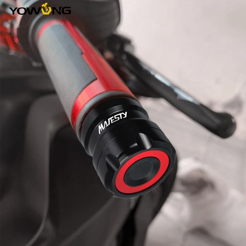 For YAMAHA Majesty 125 250 400 YP125 YP250 YP400 Majesty400 2004-2015 Motorcycle Handlebar Bar End Plug Caps Handle Grips Slider