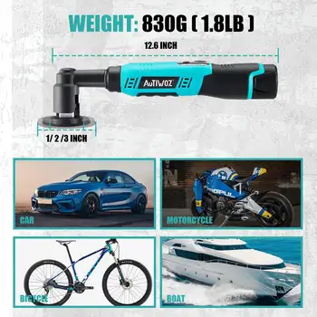 LEIBOO 汽車打蠟拋光打磨機 12000RPM 無線汽車漆面刮痕修復擋風玻璃油膜去除機 10 最佳銷售 汽車拋光機 - №7