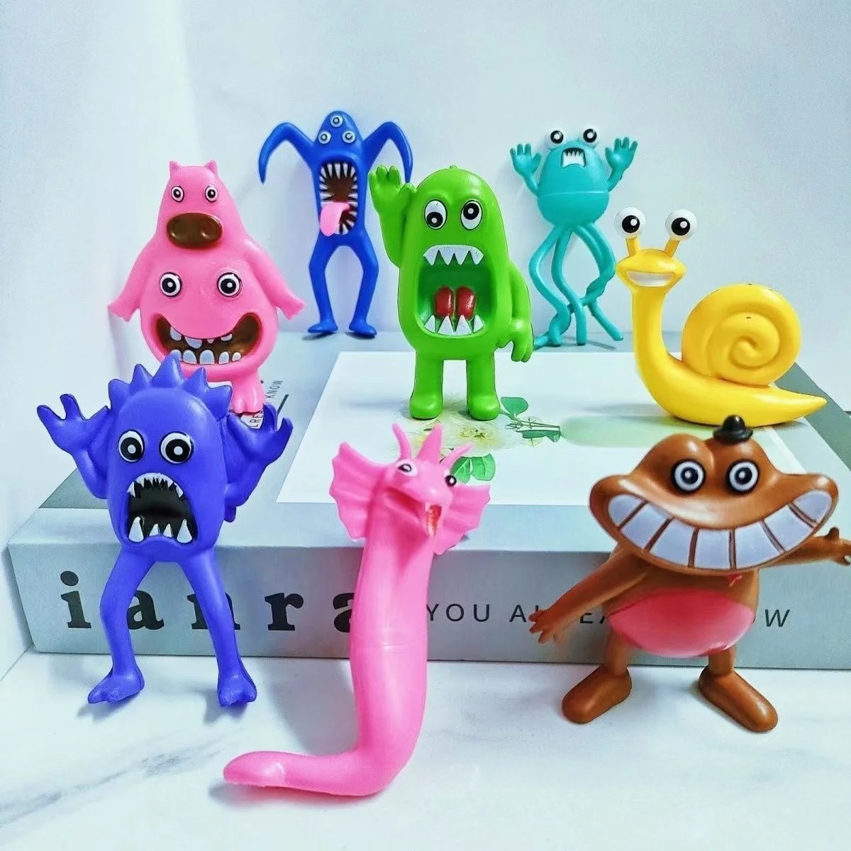 12pcs Garden Of Banban Action Figure Banban 2 Banban Chapter 3 Ban Ban Figure Garten Banban Figurine Pvc Plastic Doll Toy Nabnab