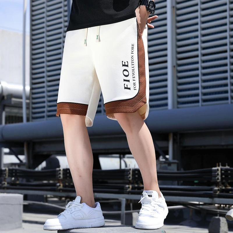 

Men's Summer Thin Loose Ice Silk Sportswear Casual orts Faionable Urban Sle Breathable Comfortable Polyester Fiber