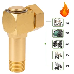 Practical Swivel Elbow Elbow Female Brass For Hoselock Plug Gold Hose Reel Outdoor Garden Quick Connector Garden Hose Adapter