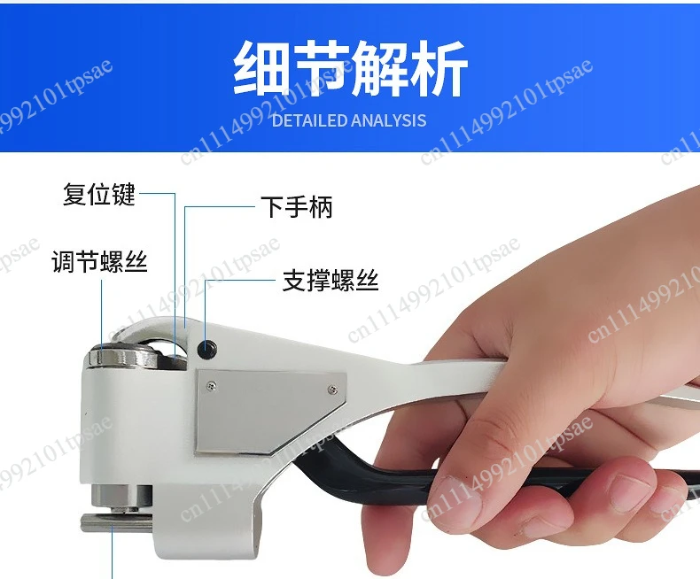 Hardness Tester W-20 Aluminum Alloy Pipe Clamp Handheld Portable Metal Hardness Testing Instrument