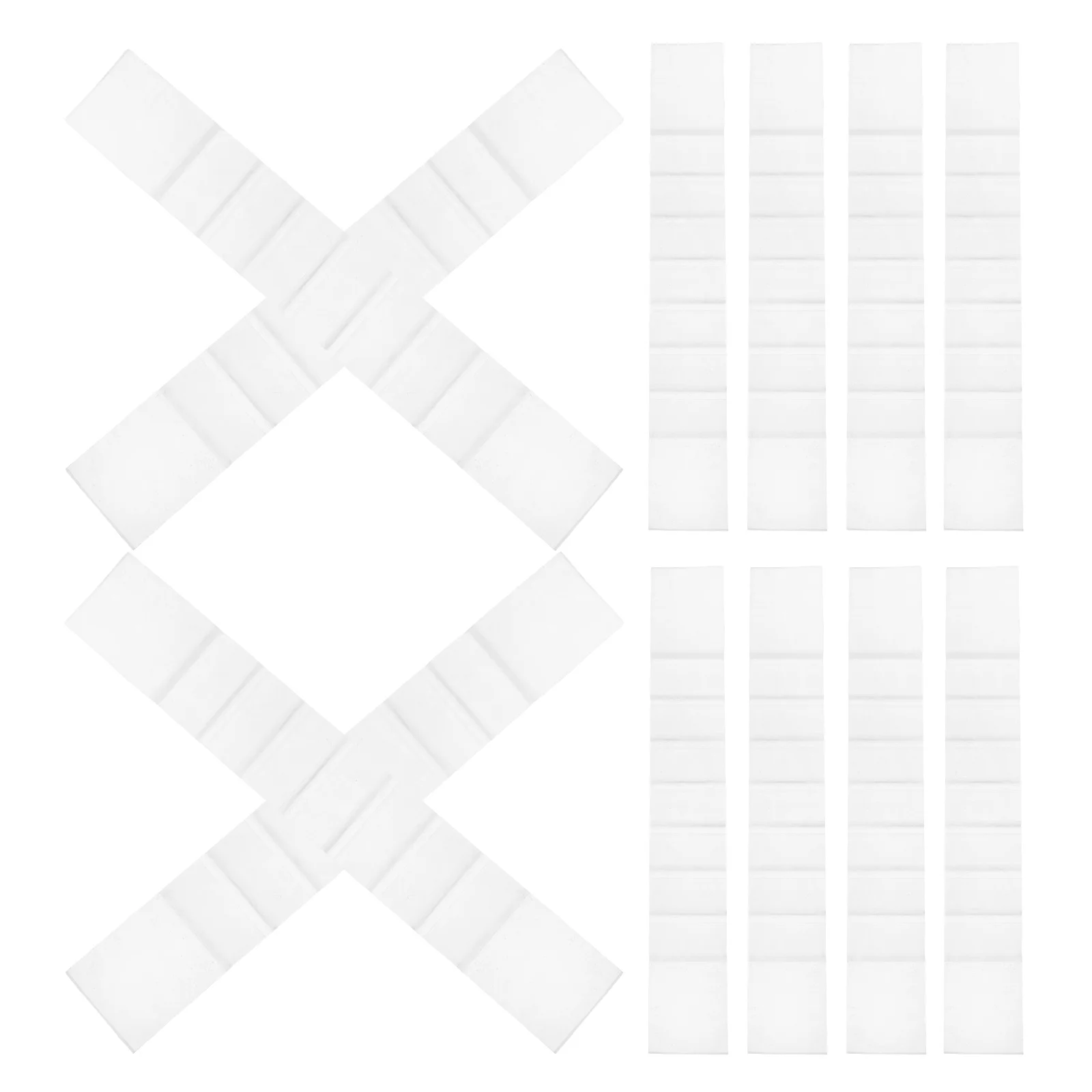 

50pcs Non-Slip Grips Silicone Adhesive Strips For Clothes Anti-Slide Closet Accessories Bedroom Anti-S Stickers Windproof