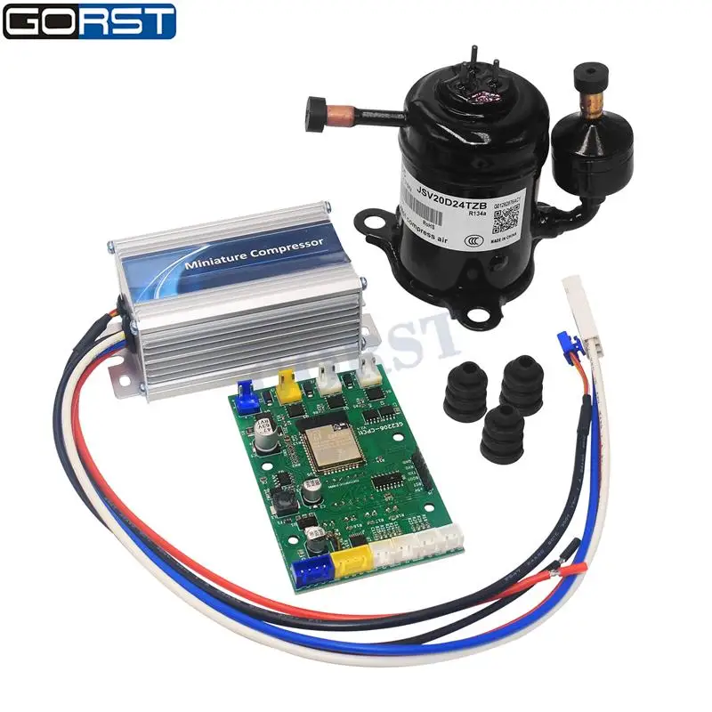 

JSV20D24TZB DC 24V Car Refrigeration Air Compressor Fridge Freezer Marine Solar Special Driver for Micro Compressor R134a