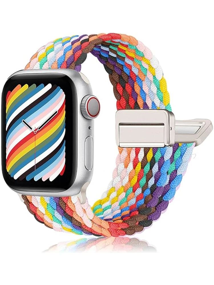 Braided solo loop For Apple Watch Band 44mm Ultra 49mm 40mm 45mm 41mm 38 42mm correa Bracelet iWatch series 8 7 6 5 4 3 SE Strap