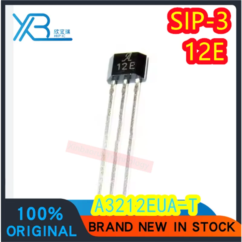 (5/50pieces) A3212EUA-T A3212 SIP3 Code 12E A12E Micro power high sensitivity Hall sensor Brand new and good quality