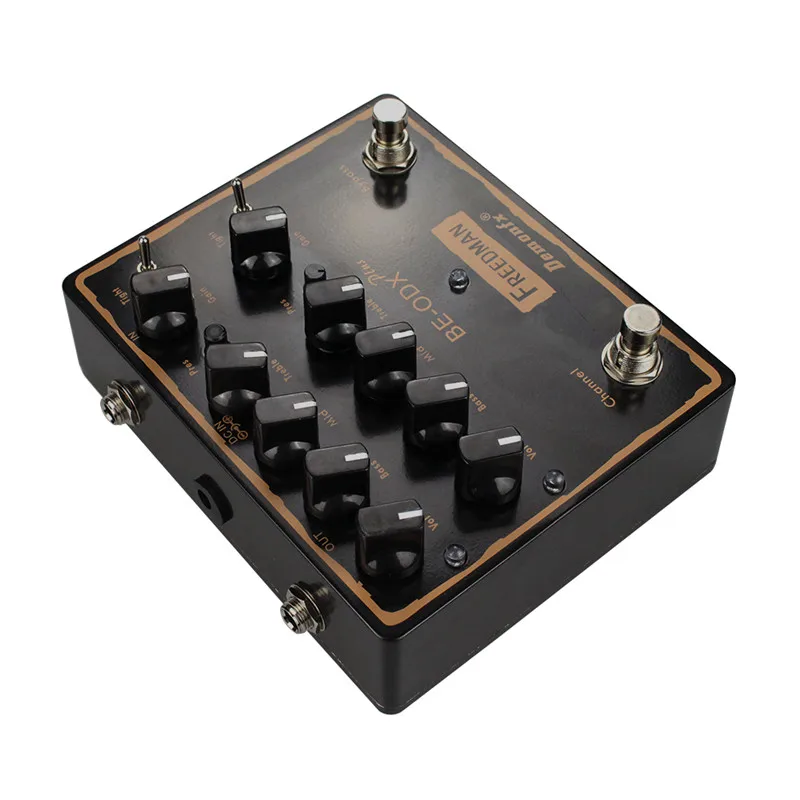 Demonfx BE-ODX PLUS High Quality Guitar Effect Pedal Overdrive Distortion With True Bypass