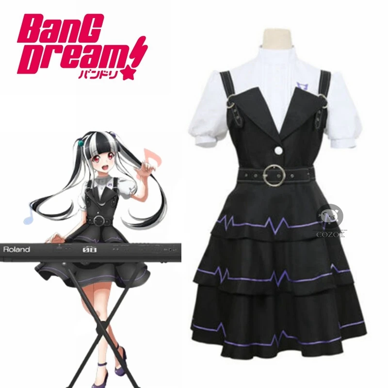 

Косплей Костюм Аниме Bang Dream! Nyubara Reona RAISE A SUILEN Платья Рождество Хэллоуин
