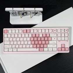 Love Heart keycaps Cute Keycaps Cherry profile Dye-sublimation PBT Keycaps For MX Switches Mechanical Keyboard Kit