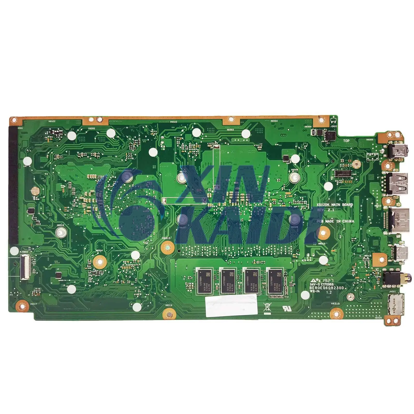 Laptop Mainboard For ASUS Vivobook X512DK M5050DA F512D A512DA S512DA A512DK X512DA Computer Motherboard R3 R5 R7 0GB 4GB-RAM