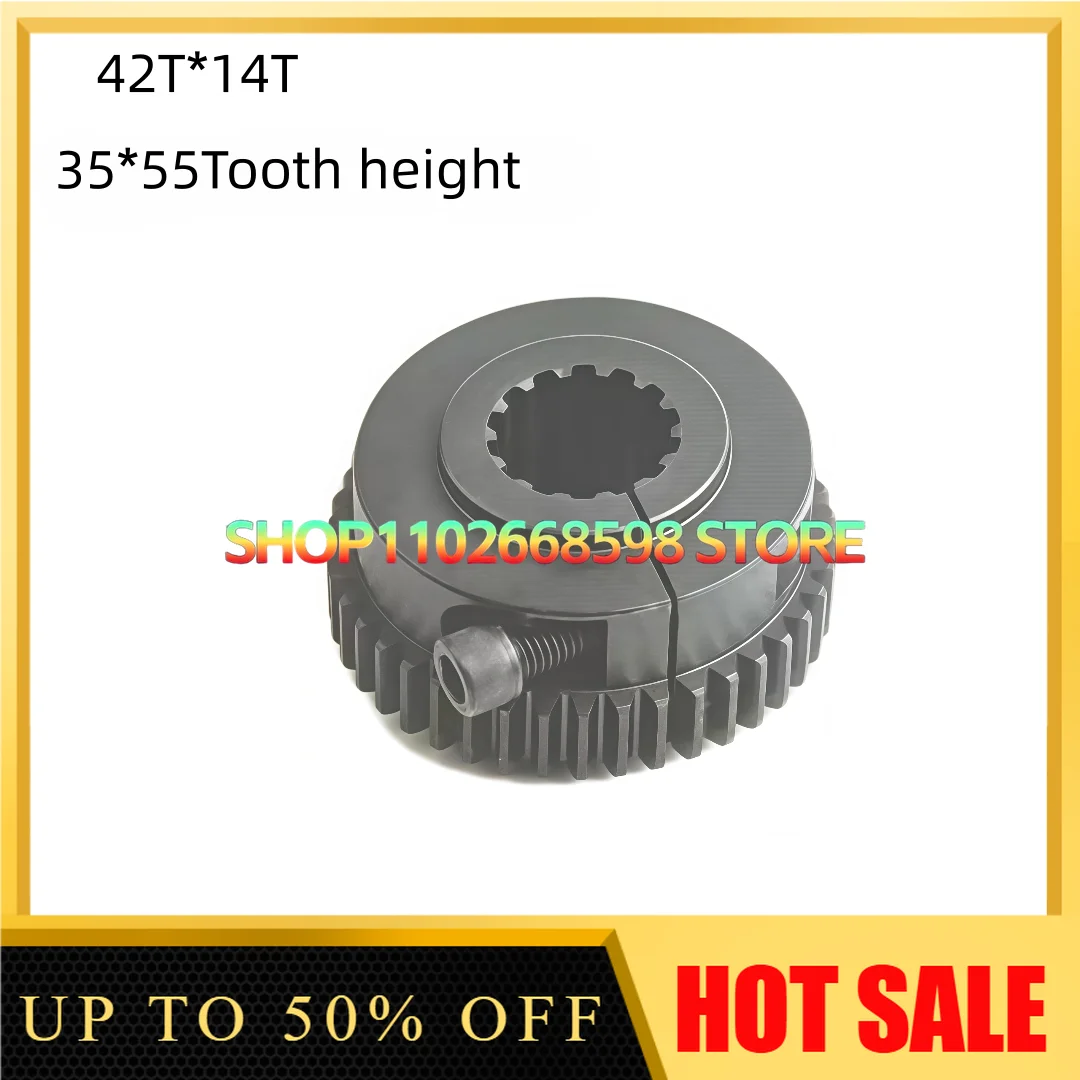 Engineering Machinery Spare Parts 42T×14T×28×55 Connecting Disc Spline 42T × 14T × 35×55 for High-Quality Excavator Components