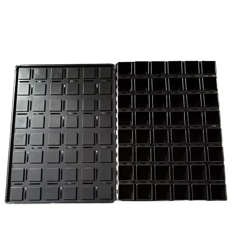 48 Cavity Square Bread Baking Pan 75x75mm Internal Mold Size With Lid Industrial Mini Loaf Tin For Commercial Bakery Use