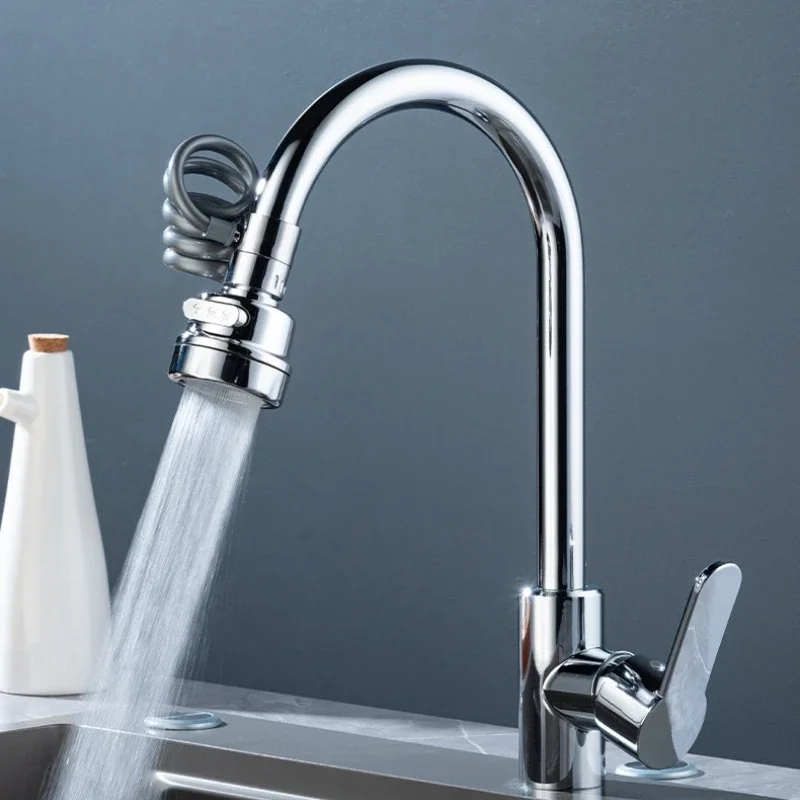 New 3 Modes Sink Faucet 360 Degree Rotation Filter Extension Tube Shower Water Saving Tap Universal Kitchen Gadgets Accessories
