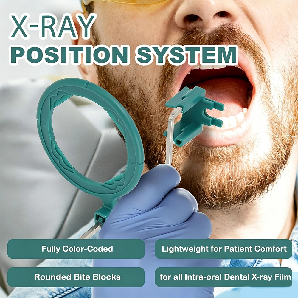 JNSUR Dental-Röntgenfilm-Positionierer, Paralleler Radiographie-Filmhalter für Intraorale Dentalradiographie, Klinikbedarf, Zahnmedizin – Detail 9