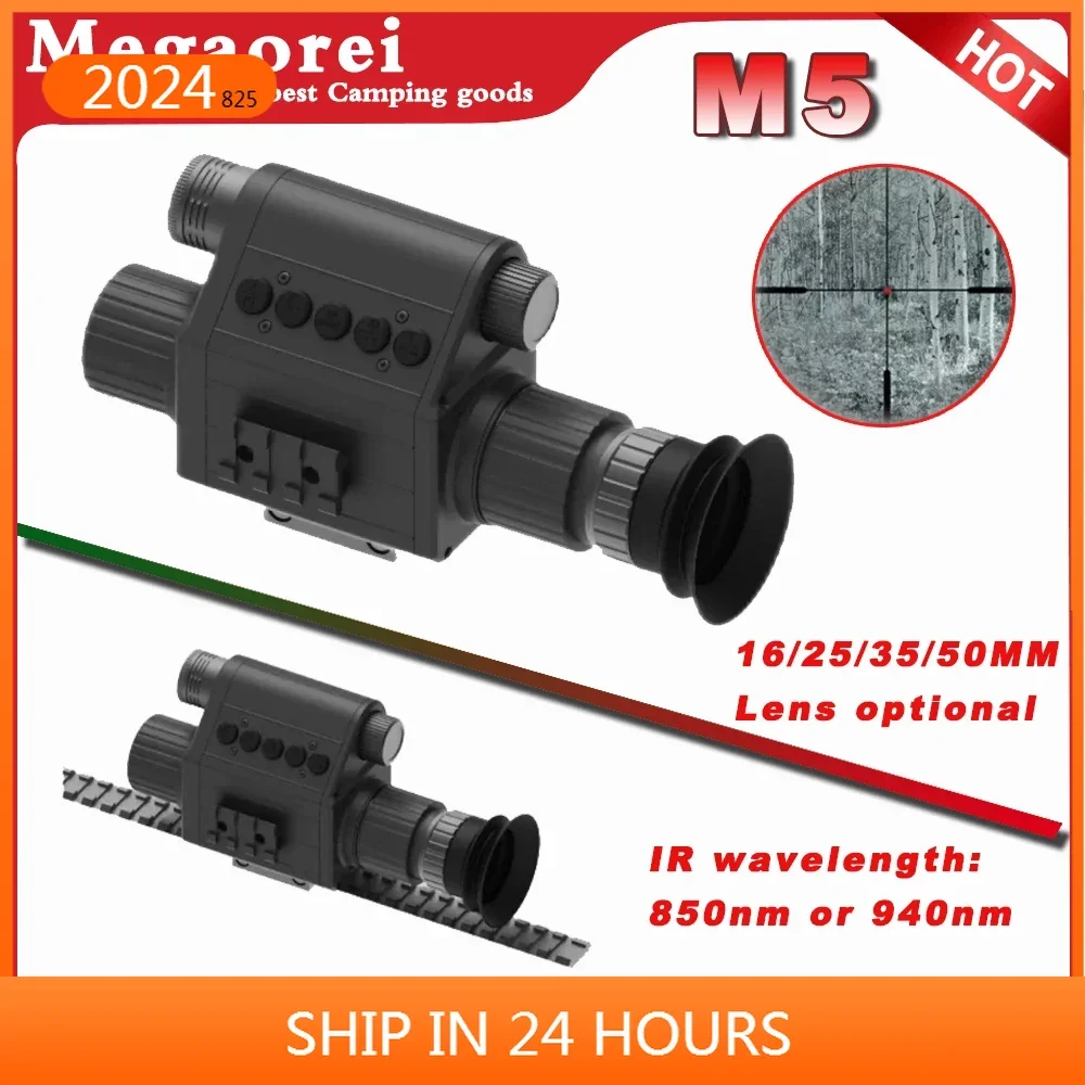 

Megaorei M5 16,25,35,50MM Lens OptionalHunting Night Sight Rifle Mirror Telescope With Orbital Monoeye Clip Type Infrared Sight