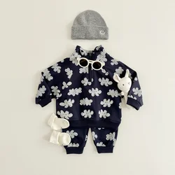 New Autumn Baby Clothes Sets Boys Girls Sweatshirts Long Sleeve Pullover + Sweatpants Suit Kids Outfit 2Pcs  Children Clothes