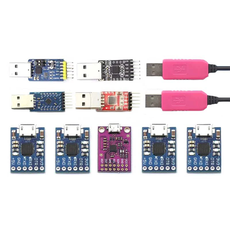 1PCS CP2102 USB to UART TTL Module Upgrade Board UBS to Serial Port STC Microcontroller Download Brush Machine Six in one UART