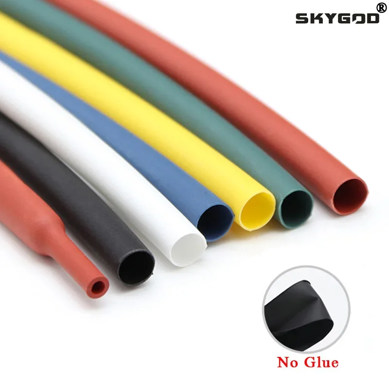 

Non Glue Heat Shrink Tubing 3:1 Ratio Diameter 1.5~50mm No Glue Waterproof Wire Wrap Insulated Lined Cable Sleeve 1M