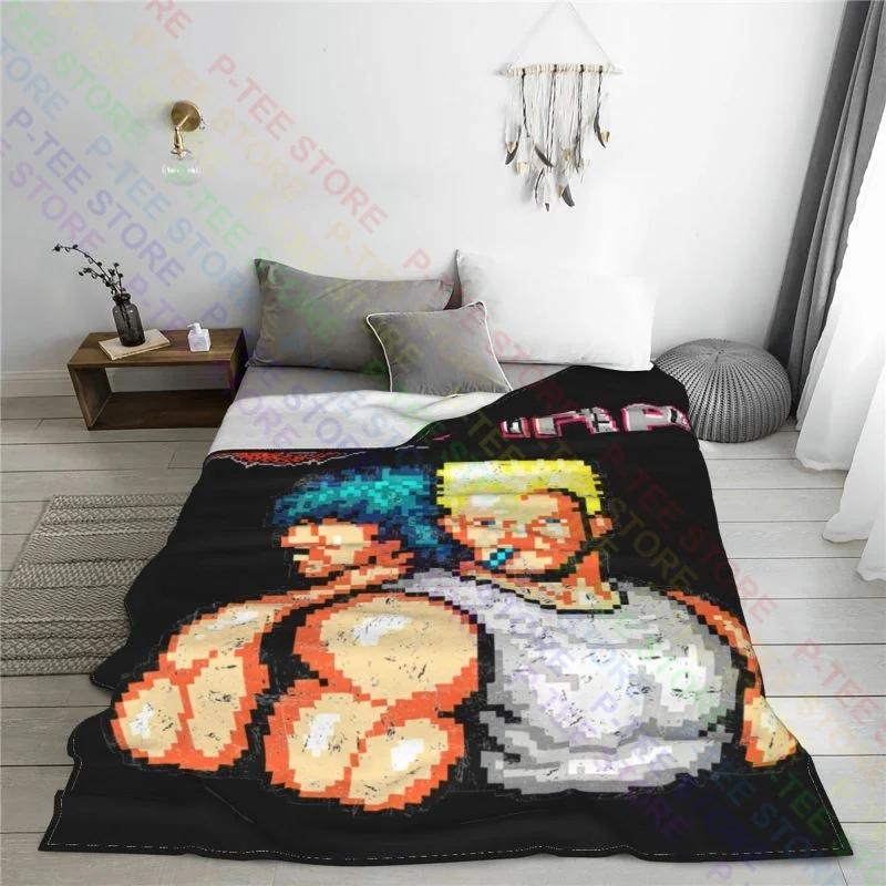 Black Contra Heros Pixels Blanket Velvet Bedding Sofa Cover Cover Blanket Decorative Sofa