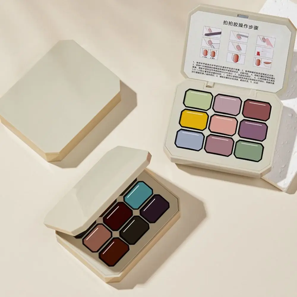 Mini 4IN1 بات أومبير هلام مسمار البولندية الفرنسية مسمار مانيكير الصلبة سهلة التدرج اللوحة هلام UV الورنيش الطلاء الفن هلام النساء