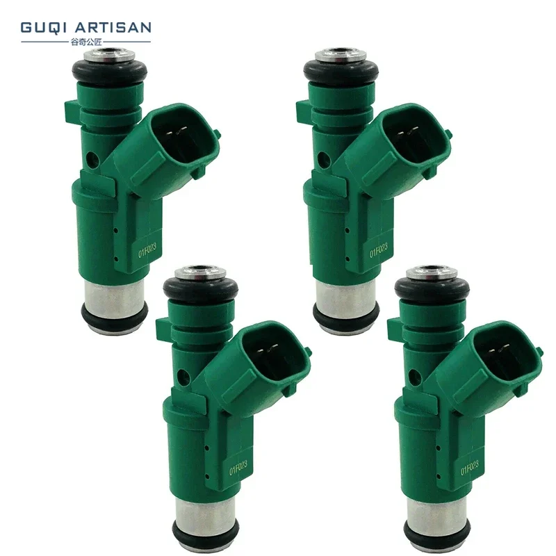 4pcs/Lot Fuel Injector 01F023 1984G0 9655833580 01F-023 348002 For CitroenI C3 Peugeot 206-207-buzzer-partner 1.4-