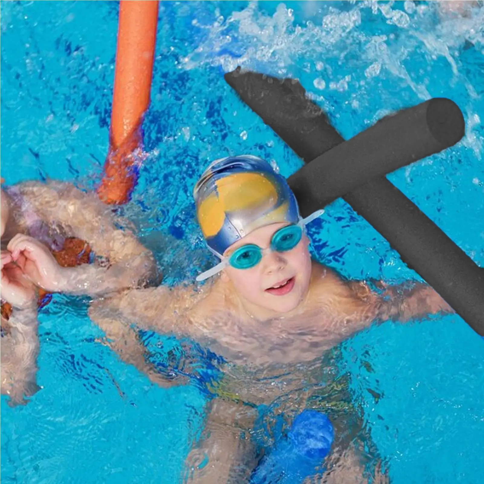بركة المعكرونة رغوة العائمة السباحة المعكرونة لعبة تجمع جهاز التدريب الرياضات المائية ممارسة المعونة الطفو عصا للأطفال البالغين #5