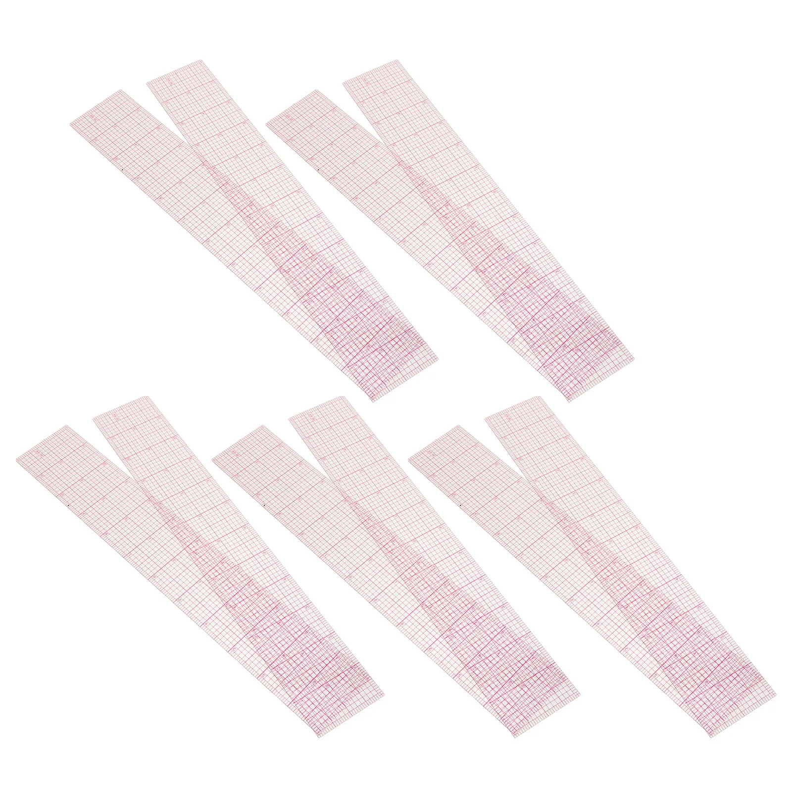 10 قطعة من مساطر صنع الملابس المرنة الواضحة أدوات قياس الخياطة البلاستيكية الناعمة 12 بوصة نمط صياغة خليط اللحف