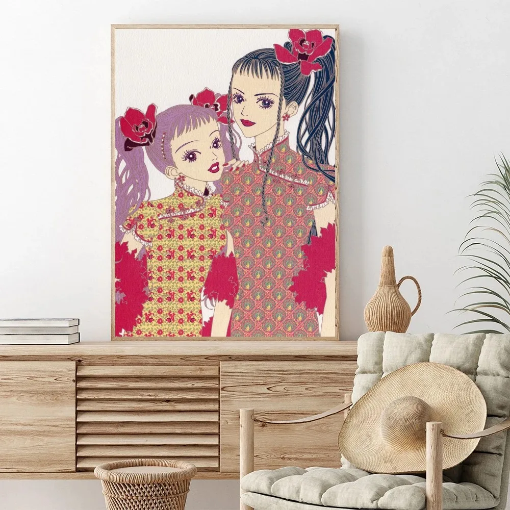 Anime Paradise Kiss Poster Posters Kraft Paper Vintage Poster Wall Art Painting Study Aesthetic Art Small Size Wall Stickers