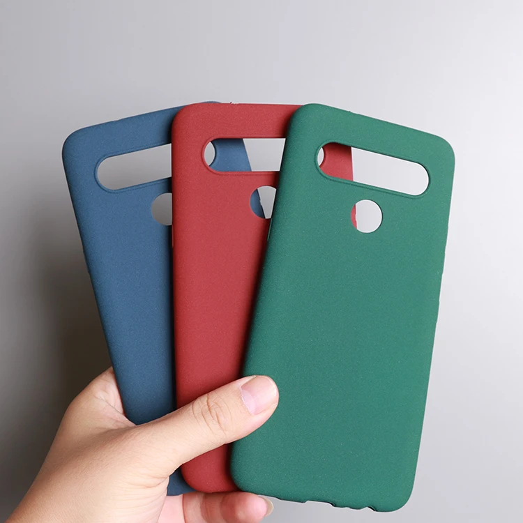 for LG G6 G8S ThinQ K51S K41S Stylo 7 6 G8X G8S G7 V60 V50 Velvet Case Sand Matte Soft Silicon Full Protect Antislip Cover Shell