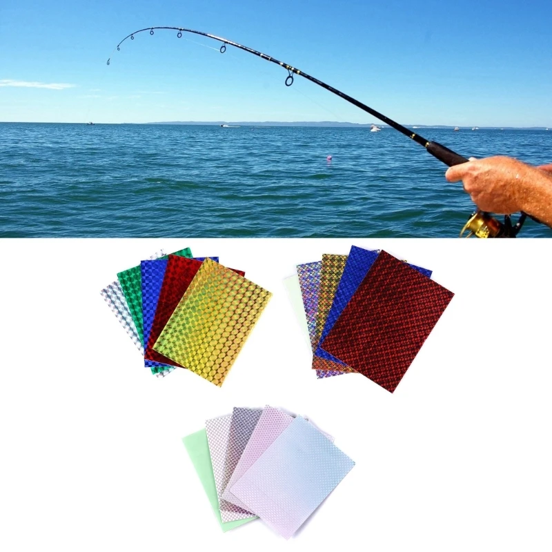 Fish Scale Film Fishing Lures Sticker Fishing Transparent Fish Scale Lures Tape