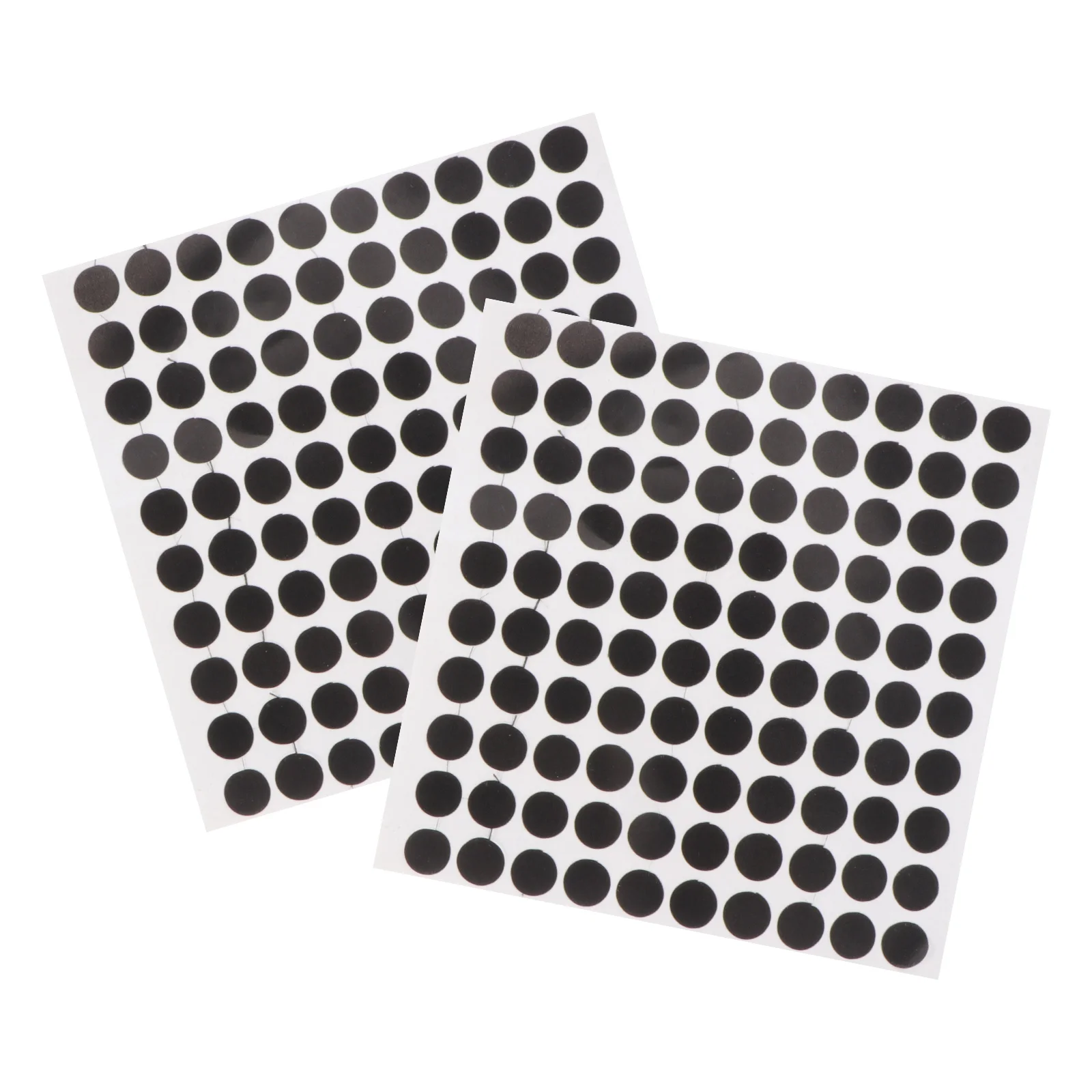 2 Sheets Billiard Black Spot Pool Table Marker Dots Woven Cloth Self Adhesive Compact Size Snooker Playing Needs Storage Supply