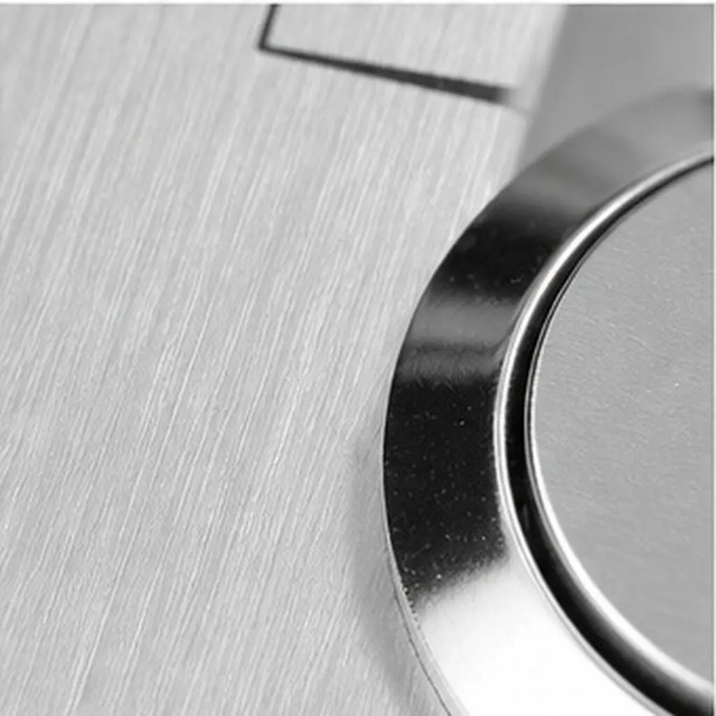 Stainless Steel Push-to-Exit Door Access Control Button with Wall Mount Plate Cover Ring Set