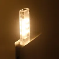 Mini Night Light Portable 5V USB LED Book Light Double-sided 12LEDs Light for Power Bank PC Laptop Notebook Reading Light