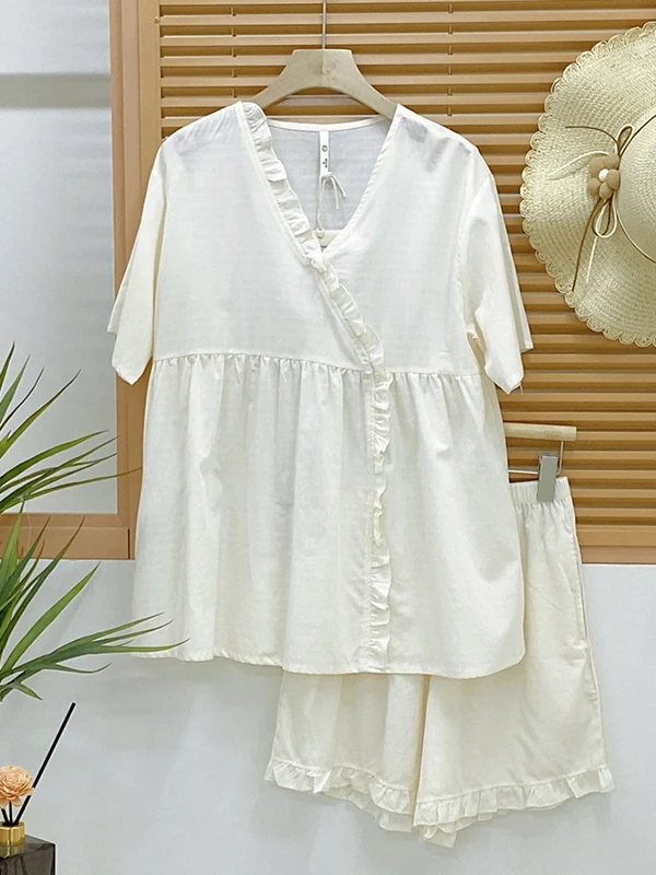 tagkita-pigiami-estivi-con-scollo-a-v-maniche-corte-misto-cotone-sottile-comodi-pantaloncini-set-di-vestiti-casual-per-la-casa-da-donna