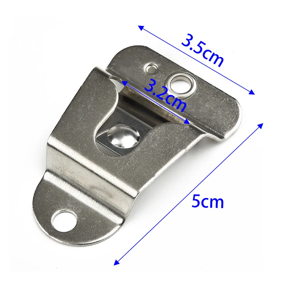 Microfoonhouder Hand-Up Clip Met Schroef Microfoon Haak Metalen Ham Mount Voor Cb Voor Kenwood Hln9073 Gm300/950/3688